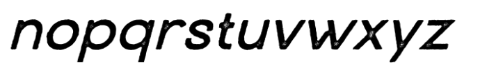 Rahmana Italic Stamp Font LOWERCASE