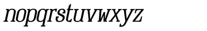 Raiden Bold Italic Font LOWERCASE