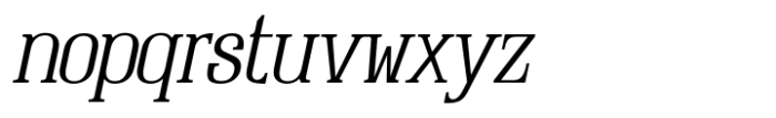 Raiden Medium Italic Font LOWERCASE