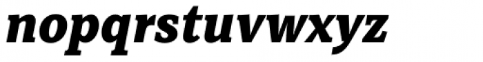 Rail Black Italic Font LOWERCASE