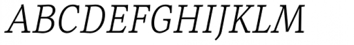 Rail Light Italic Font UPPERCASE