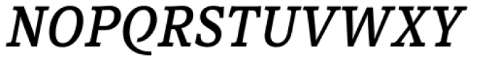 Rail Medium Italic Font UPPERCASE