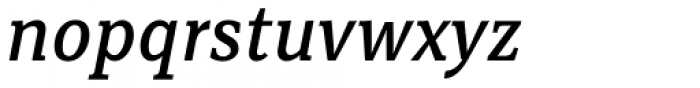 Rail Medium Italic Font LOWERCASE