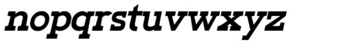 Railham Bold Italic Font LOWERCASE