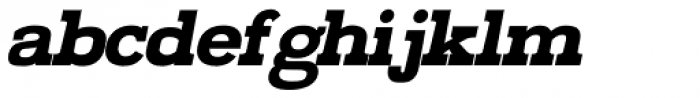 Railham ExtraBold Italic Font LOWERCASE