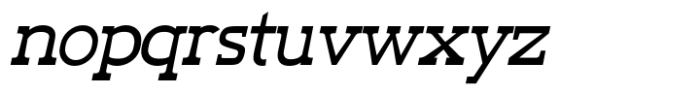 Railham Regular Italic Font LOWERCASE
