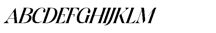 Raillouise Font UPPERCASE