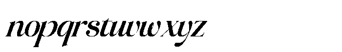 Raillouise Font LOWERCASE