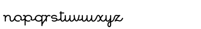 Railyouth Font LOWERCASE
