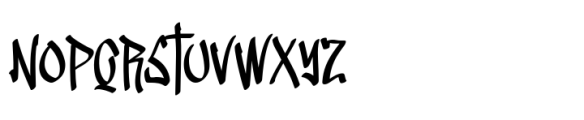Raimok Skcoterc Font UPPERCASE