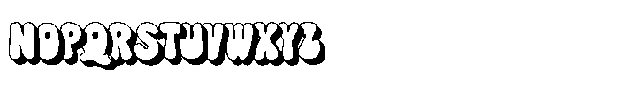 Rain Before December Shadow Font UPPERCASE