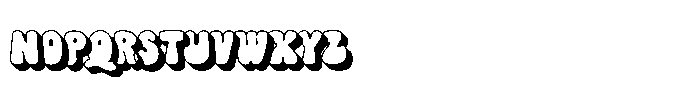 Rain Before December Shadow Font LOWERCASE