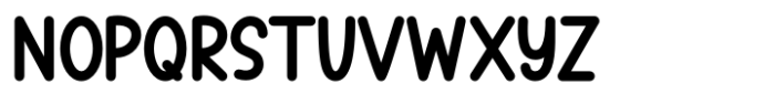 Rainbow Cupcake  Regular Font UPPERCASE