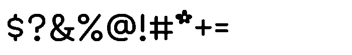Rainbow Light Regular Font OTHER CHARS
