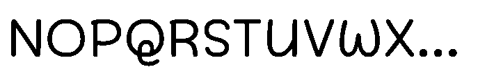 Rainbow Light Regular Font UPPERCASE
