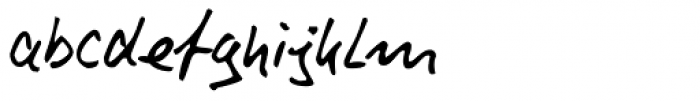 Rainer Handwriting Font LOWERCASE