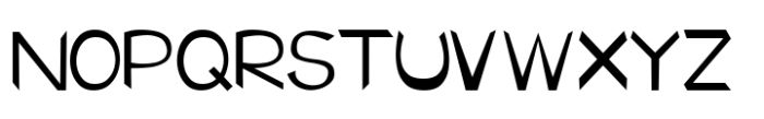 Rainfall Font UPPERCASE