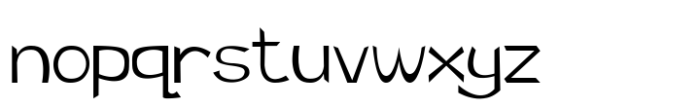 Rainfall Font LOWERCASE