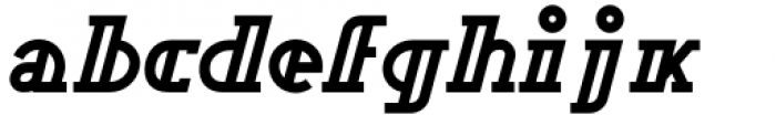 Rainis Black Italic Font LOWERCASE