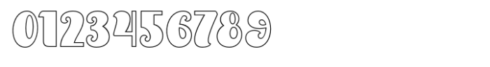 Raintage Outline Font OTHER CHARS