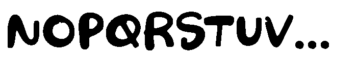 Rainy Weather Font UPPERCASE