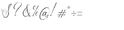 Raisahren Regular Font OTHER CHARS