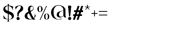 Raiselle Semi Bold Font OTHER CHARS