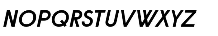 Raisonne DemiBold Oblique Font UPPERCASE