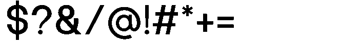 Raizent Regular Font OTHER CHARS