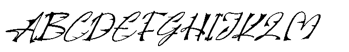 Rajelaz Italic Regular Font UPPERCASE