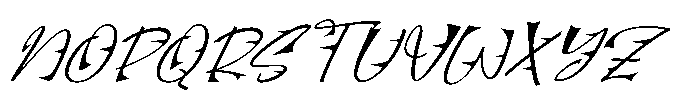 Rajelaz Italic Regular Font UPPERCASE
