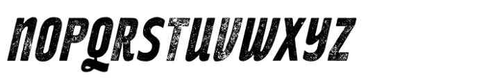 Rakesly Iron Bold Italic Font UPPERCASE