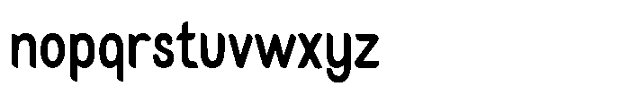 Rakoya Regular Font LOWERCASE