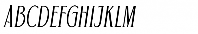 Rakushi Oblique Font UPPERCASE