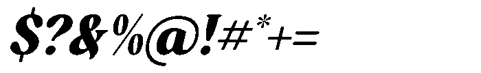 Rakuy Magist  Italic Italic Font OTHER CHARS
