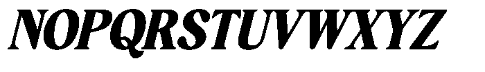 Rakuy Magist  Italic Italic Font UPPERCASE