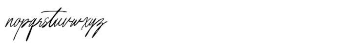 Raleigh Handwriting Font LOWERCASE