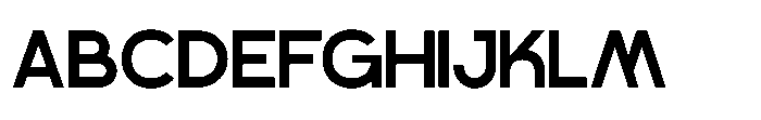 Raligo Font UPPERCASE