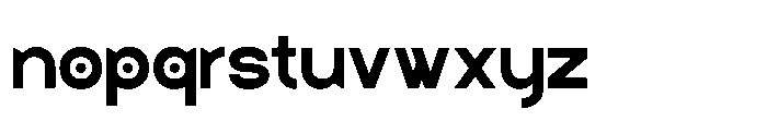 Raligo Font LOWERCASE