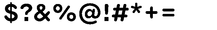 Ralphi Round Bold Font OTHER CHARS