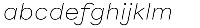 Ralphi Sans Thin Italic FONT