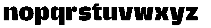 Ralton Black Font LOWERCASE