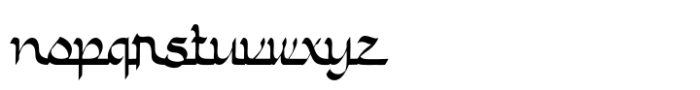 Ramadan Greeting Font LOWERCASE