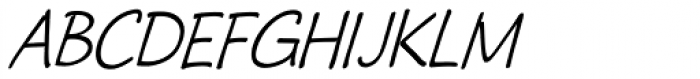 Ramadesh Compact Oblique Font UPPERCASE