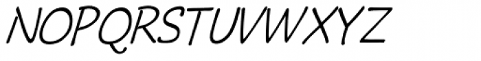 Ramadesh Compact Oblique Font UPPERCASE