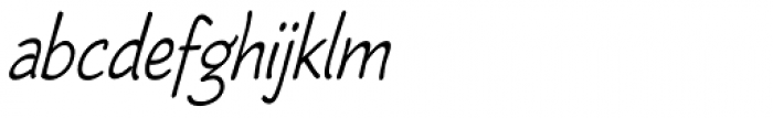 Ramadesh Compact Oblique Font LOWERCASE