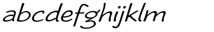 Ramadesh Expand Oblique Font LOWERCASE
