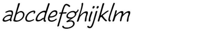 Ramadesh Oblique Font LOWERCASE