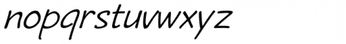 Ramadesh Oblique Font LOWERCASE