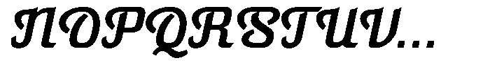 Ramangan Italic Font UPPERCASE
